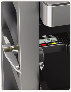 Detail showing 20mm thickened metal side bar for enhanced kitchen rack stability