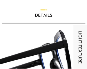 Macro detail of high-quality light texture hinge connection on black square eyeglass frames
