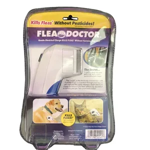Electric Flea Doctor comb for pets, safe chemical-free lice removal for dogs and cats