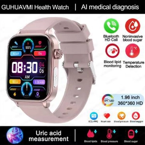 ET570 Smart Watch Bluetooth Calling ECG Blood Glucose Monitoring Heart Rate Oxygen Health Tracker Sport Bracelet For Men Women