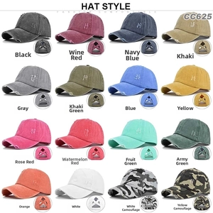 Distressed cotton ponytail baseball cap available in 16 colors with elastic cross back