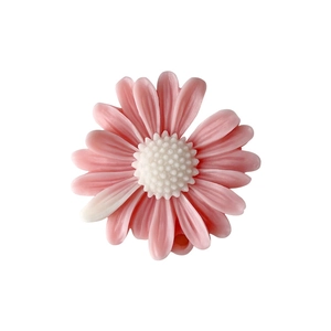 Pink daisy resin mold for sunflower crafts and handmade soap gypsum decorations