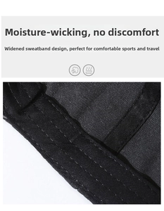 Detailed close-up of the wide moisture-wicking sweatband inside this vintage baseball cap