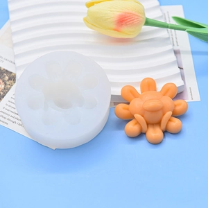 Cartoon octopus silicone mold for DIY aroma gypsum crafts and car decor ornaments