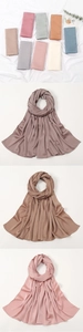 Detailed close-up showing soft silky satin scarves with elegant pearlescent sheen
