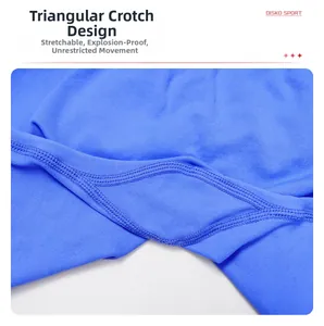 Détail d'un pantalon de yoga doté d'un gousset triangulaire renforcé pour un confort optimal