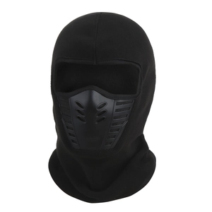 Passamontagna da ciclismo invernale con maschera antivento e fodera in pile traspirante