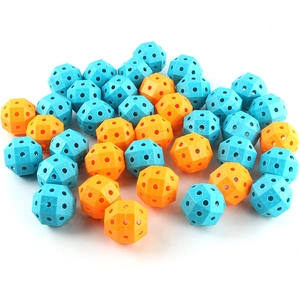 DIY tent construction balls in blue and orange for kids educational building sets