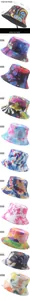 Dettagli misure per cappello pescatore tie-dye con 58cm di circonferenza e falda di 6cm