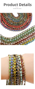 Detailed view of oval faceted crystal beads with gold trim for DIY jewelry making