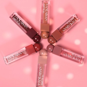 Handaiyan set 6 rossetti liquidi opachi impermeabili lunga durata cosmetici nuovi.