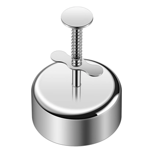 304 stainless steel round food mold press with spring handle for sushi and cake