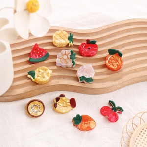 Piccole Mollette Per Capelli A Forma Di Frutta Acetato Mini Forcine Antiscivolo Per Donne Ragazze Accessori Per Capelli