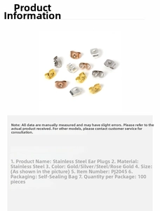 Detailed macro view of butterfly earring backs in four metallic finishes for DIY jewelry