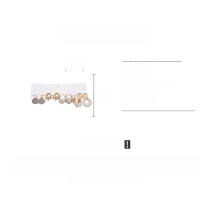 Detailed view of pearl flower stud earrings set with precise 2.5cm by 4cm dimensions