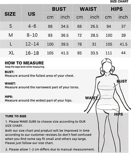 Detailed size guide table for women high waist cutout swimsuit from S to XL