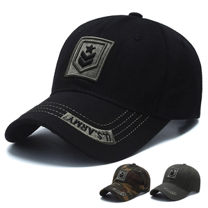 Tactical Baseball Cap Cotton Camouflage Military Style Sun Protection Outdoor Sport Adjustable Hat For Men Army Star Patch