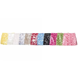 Sparkly sequin midi skirts for women in 11 vibrant colors with a minimalist layout