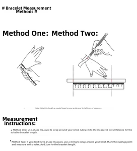 Detailed guide on how to measure wrist size for bracelets using a tape or ruler