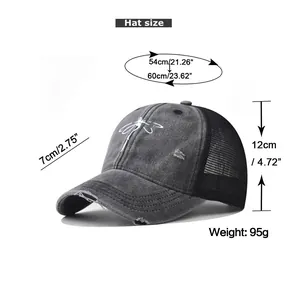 Guida alle taglie del cappellino baseball con misure di circonferenza tesa e altezza