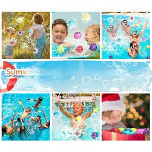 Reusable magnetic silicone water balloons in vibrant colors for outdoor summer fun and parties