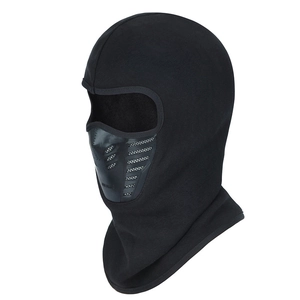 Kids Winter Balaclava Face Mask Knitted Fleece Lined With Breathable Valve Windproof Thermal Outdoor Ski Hat Children