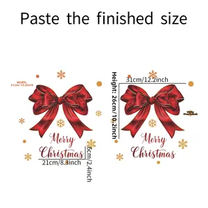 Tableau des tailles pour stickers muraux de Noël en formats 21x6cm et 31x26cm