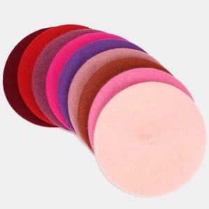 Classic wool beret hats for women available in multiple vintage colors and textures