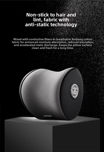 Ergonomic car neck pillow with anti-static Xinjiang cotton fabric and lint-free feature