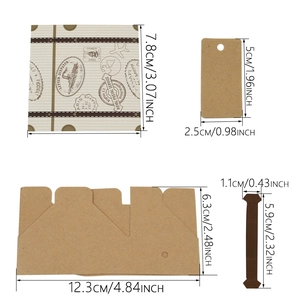 Vintage luggage style candy box components with mini travel suitcase paper gift box parts