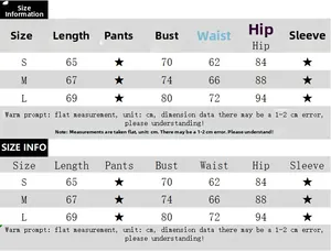 Size chart for strapless polka dot mini dress showing length, bust, waist and hip measurements
