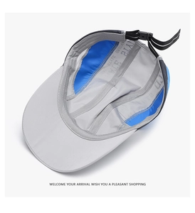 Innenansicht einer atmungsaktiven, schnell trocknenden Mesh-Kappe für Outdoor-Aktivitäten