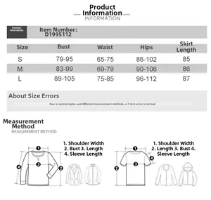Detailed size guide for one-shoulder mini dress featuring bust, waist, and hip measurements