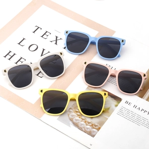 Kids Sunglasses PC Frame AC Lens UV400 Square Fashion Korean Style For Boys And Girls Outdoor Accessory