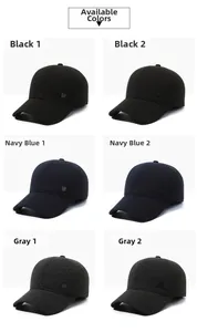 Detailed grid of men's winter caps in black, navy, and grey with metallic badge details