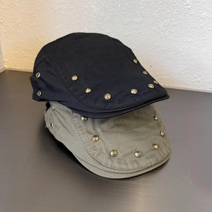 Coppola Vintage Con Borchie in Metallo per Donna Poliestere Traspirante Berretto Piatto Protezione Solare Casual Gatsby Ivy