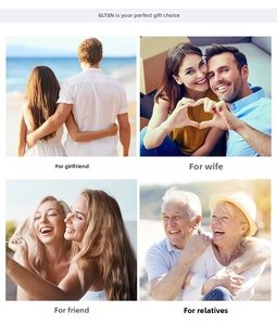 Collage lifestyle montrant des idées cadeaux pour petite amie, épouse et famille.