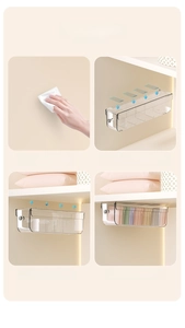 Step-by-step installation guide for wall-mounted drawer storage box under closet shelf