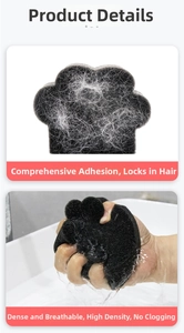 Macro shot of high-density cat-paw hair remover sponge showing adsorption and permeability