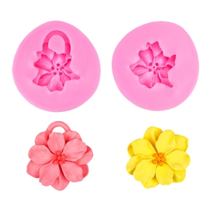 Moule Silicone Fleur Camélia Pour Décoration Gâteau Fondant DIY Chocolat Savon Aromathérapie Plâtre Argile DIY Artisanat