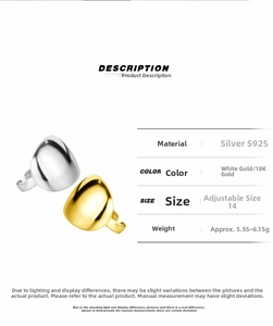Dettaglio macro dell'anello irregolare in argento S925 con superficie lucida a specchio