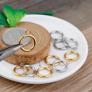 Anelli fai-da-te in acciaio inox a forma di zucca per gioielli in oro e argento