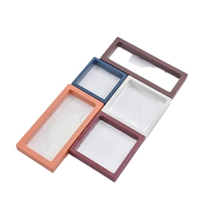 PE film jewelry floating display cases in square and rectangular shapes for rings