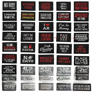 Grid layout showing 45 punk-style skull and badge embroidered patches for customization