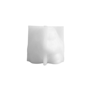 Translucent silicone rabbit mold for DIY handmade flower bouquet scented candles and gypsum
