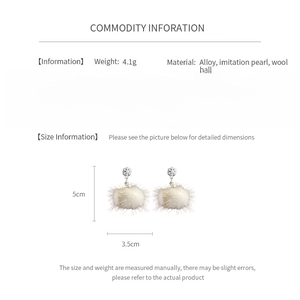 Detailed chart showing snowflake earrings dimensions, 4.1g weight, and material specs