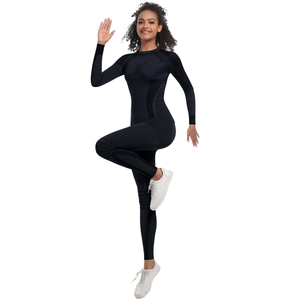 Detail of seamless knitted yoga set showing breathable mesh texture and high elasticity fabric