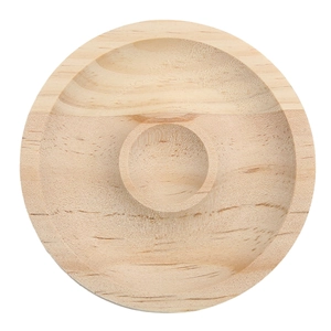 Natural pine wood beading tray for DIY jewelry display and bracelet design organizer