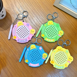 Creative lucky duck magnetic drawing board keychain toy set in vibrant colors for stress relief