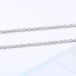 Retro punk style titanium steel key pendant necklace with polished silver link chain